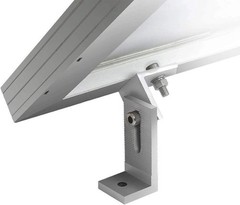 Adjustable Solar Panel Tilt Mount Bracket for 150W Roof, RV, Boat – Silver
