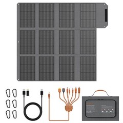 120W Camping Solar Panel UCB for BLUETTI Elite 100 V2 for Jackery Explorer 1000