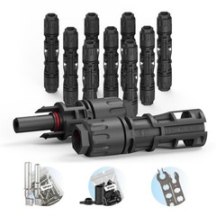 CHINT UL 6703 & TÜV Certified Solar Panel Connectors (10 Pairs), 1500V 46A DC…