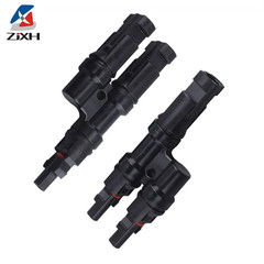 1 Pair IP67 Solar PV Connector Approved 2 to 1 T Branch Male and Female Solar 10