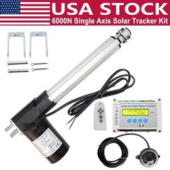 6000N 8″ 12V Linear Actuator +Controller -Single Axis Solar Tracking System Kits