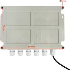 Automatic Dual Axis Solar Tracker Controller with Sensors & Remote Control