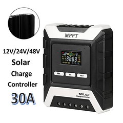 20-60A MPPT Solar Charge Controller Charger 12V/24V/48V with Color LCD Display