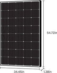 250W Solar Panel for RV Marine Boat