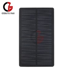 1W 5V 200mA Single Crystal PET Laminated Solar Panel Power Generation