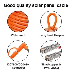 75FT 14AWG DC7909 Solar Panel Extension Cable Compatible with Jackery Solar G…