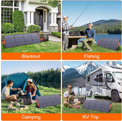 N-Type 16BB 200W Portable Solar Panel for Ef/Jackery/Bluetti/Anker Power Station