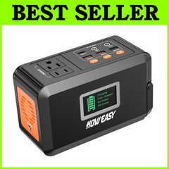 Portable Power Bank for Camping – Solar Panel Ready – 88Wh$