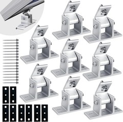 Solar Panel Tilt Mounting Kit 8PCS 10-60 Degree RV