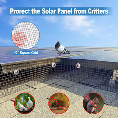 Critter Guard for Solar Panel Bird-Guard – INCIKITI 6in x 100ft PVC Coated Pigeo