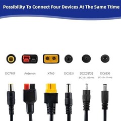 6 in 1 Solar Panel Connector Kit 7.2 FT, 16AWG 6 in 1 Solar Connector Kit 7 FT