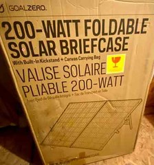 GoalZero 200-Watt Foldable Solar Briefcase