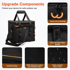 Double Layers Portable Power Station Bag Compatible with Jackery Explorer 500, F
