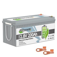 12V 200Ah Deep Cycle Litime LiFePO4 Lithium Battery for RV Solar Off-grid Motor