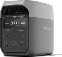 1024Wh Power Station 1800W AC 100W USB-C Solar Generator for Camping Rvs