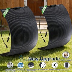 Flexible 200W Watt Solar Panel N-Type Mono 18V 18BB Home RV Camping PV Off Grid