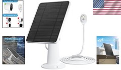 Continuous Power Solar Charger for Arlo Pro Cameras – 4.5W Output, Easy Install