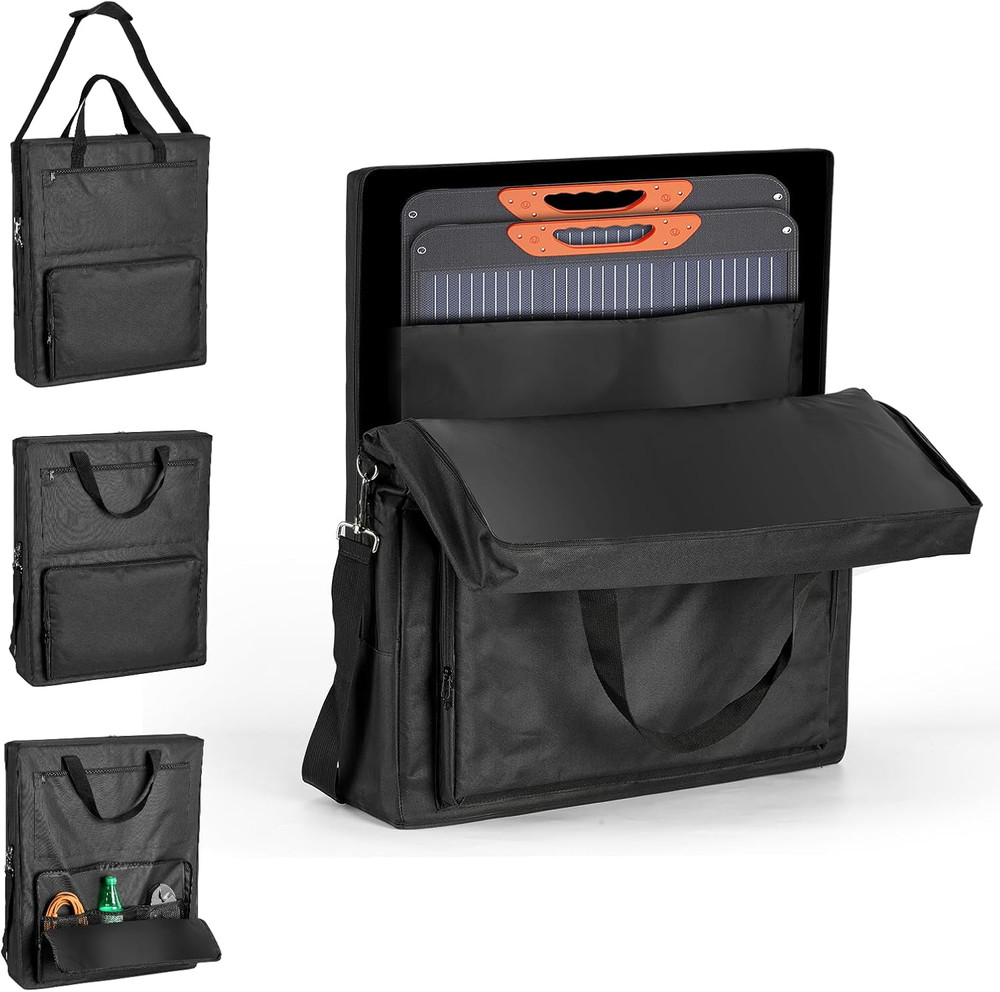 Solar Panel Carrying Case Compatible with Jackery Solarsaga 100W/100X, Waterproo