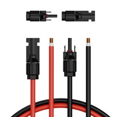 Uimoso 30FT Solar Panel Extension Wire with Female & Male Connectors 10AWG 1Pair