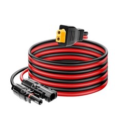Solar Panel Connector to XT60 Connector Cable 5FT, 10AWG Solar to XT60 5 FT
