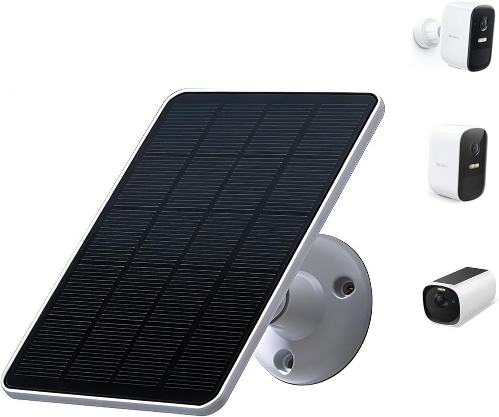 Solar Panel Charger Compatible with eufyCam 3/3C/2/2 Pro/2C/2C Pro/E/SoloCam E20