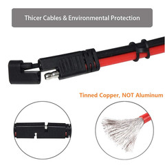 10AWG SAE Extension Cable – SAE Extension Cord DC Power Automotive Extension Cab