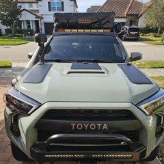 Toyota 4Runner 4th&5th Gen 2003-2024 80W Solar Panel ETFE Anti Glare with Scoop