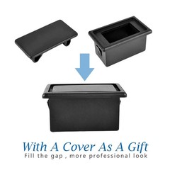 Rocker Switch Panel Switch Holder Housing Kit – Black Plastic Pack of 1