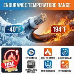 POWLERCTL 10AWG 100FT Solar Extension Cable