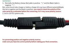 Lightweight 3-to-1 SAE Adapter for Powering One 12V Battery from 3 Panels