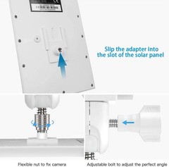 No Drill Adjustable Gutter Mount for Solar Panel Fits Most Fences and Gutters