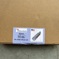 (QTY 10) PEGASUS PSR-SPLS-US Bonded Structural Splice For Solar Array