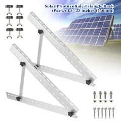 Solar Panels Adjustable Mount Mounting Brackets for Any Flat Surface, Roof, RV