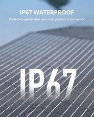 100W Portable Solar Panel, Foldable Solar Panels with Adjustable Kickstands,