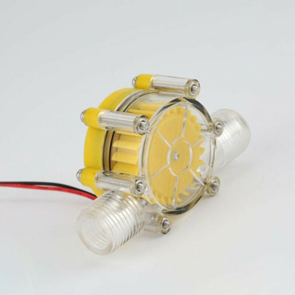 1PCS Generator 12V Water flow Turbine Supplies Accessories 8.8*5.8*3.9cm