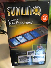 Folding Solar Battery Charger 12 watt 12V-Flexible and Portable