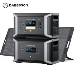 3072W 2400W Power Station w/ Expandable Battery + 210W Foldable Solar Panel
