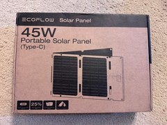EcoFlow Type-C 45W Portable Solar Panel Foldable Power Bank Station USB XT60i