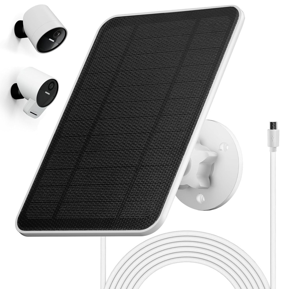 4W 5V Solar Charger for Outdoor Security Camera Solar Panel, 5V Solar Panel
