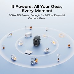 EcoFlow TRAIL 300 DC Portable Power Station 288Wh Battery with Camping Lamp
