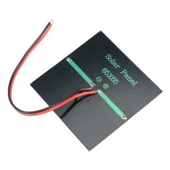 5Pcs 0.6W 5.5V Solar Panel Module DIY with 100mm Wire