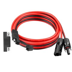 XRDS -RF 10AWG SAE to Solar Panel Connector Cable 10FT, Heavy-Duty Tinned Cop…