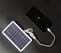 Portable Solar USB Charger for Outdoor Travel Camping | Phone Power Bank Panel
