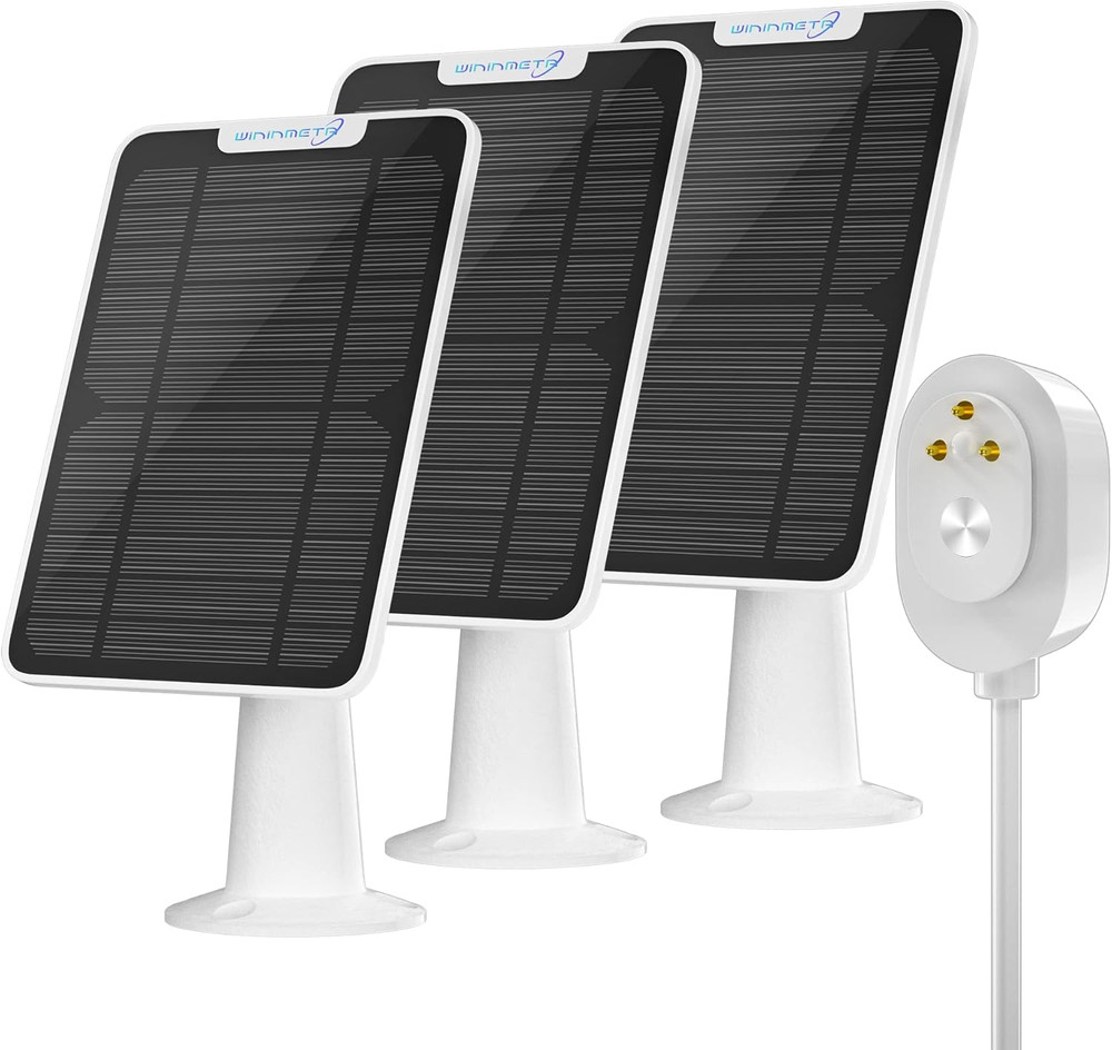 6W Solar Panel Charger Compatible with Arlo Ultra/Ultra 2/Pro 3/Pro 4/Pro 3 Floo