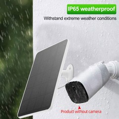 Solar Panel for Ring Spotlight Stick Up Cam Plus/Pro Battery Charger USB/Type C