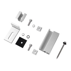 Solar Panel Roof Mount Bracket Fixing Clamp Kit for 1-4Pcs Solar Panels Mounting