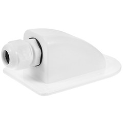 ABS Solar Cable Entry Box Single Hole Waterproof Wire Entry Case for RV Use