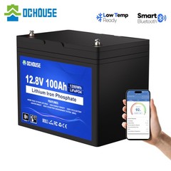 12V 100Ah LiFePO4 Lithium Battery 4000+ Deep Cycle For Marine Solar Off-grid