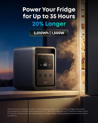 Anker SOLIX S2000 Portable Power Station with 400W Solar Panel, 1,500W (3,000W P