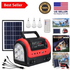 Multi-Device Charging Solar Power Station – Safe & Quiet for Camping Essentials